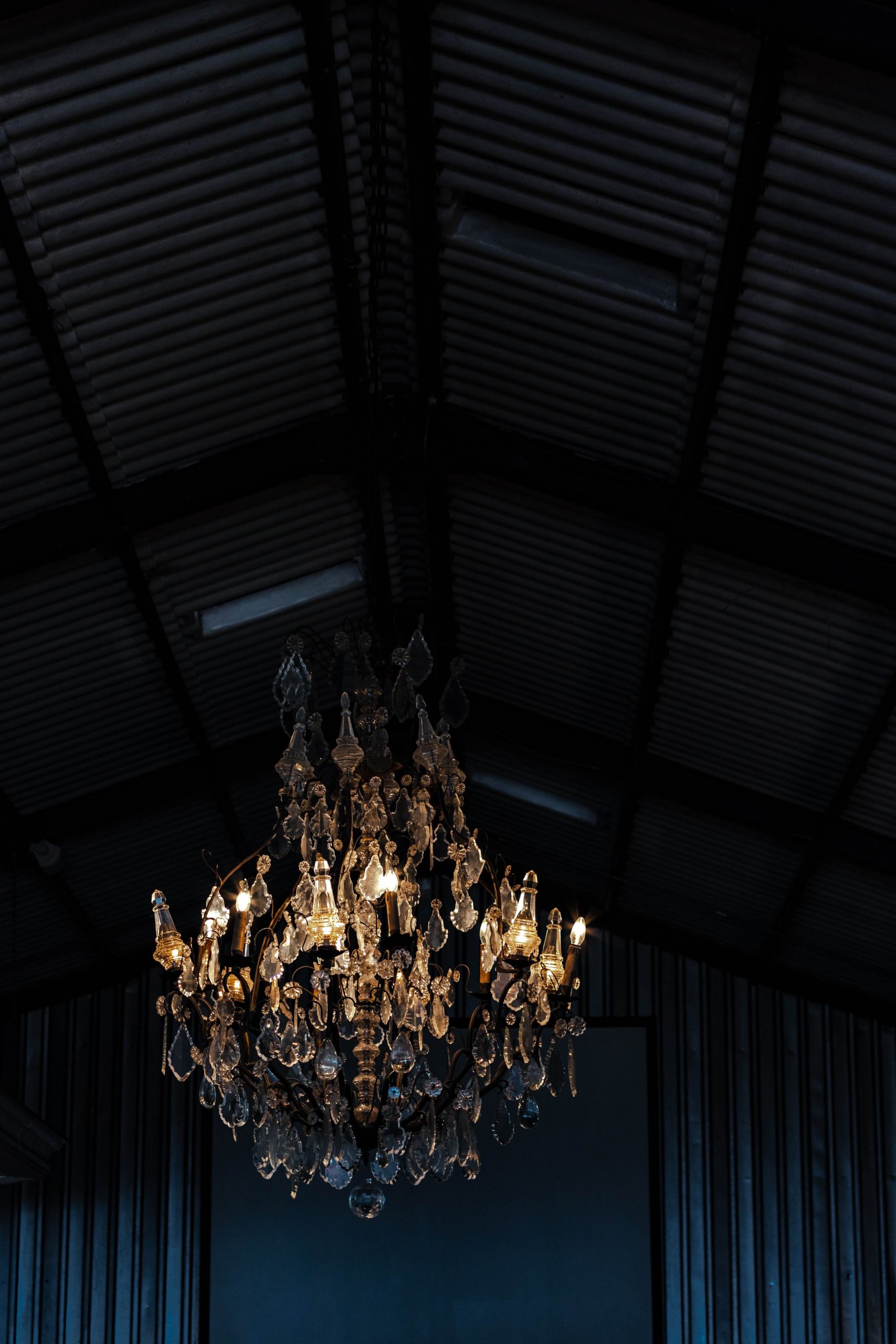 Hanging Crystal Chandelier